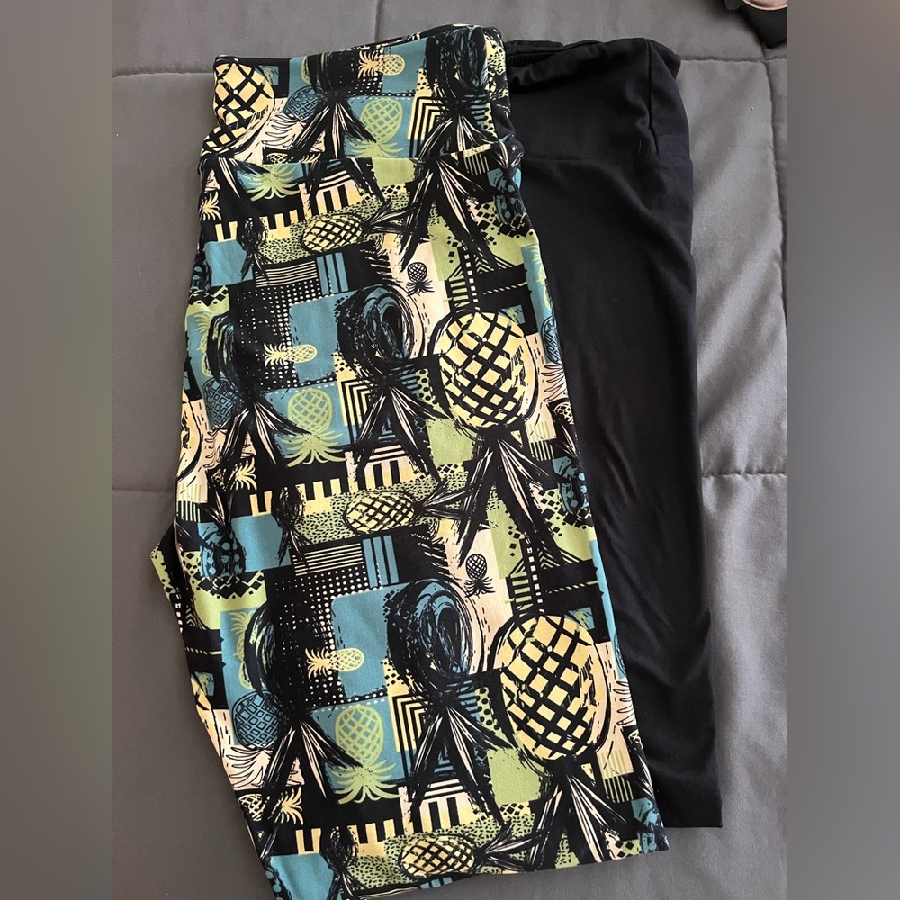 NWOT LuLaRoe Leggings. Both size TC